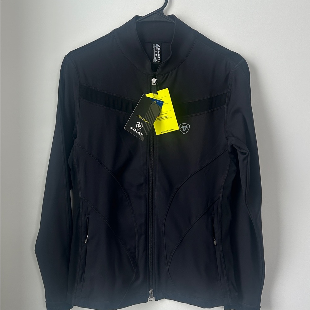 Ariat Women's Ascent Full Zip Black Equestrian Jacket - Picture 7 of 13